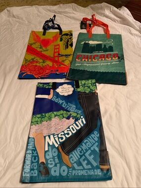 Trader Joe's Chicago Reusable Tote Bag - Green